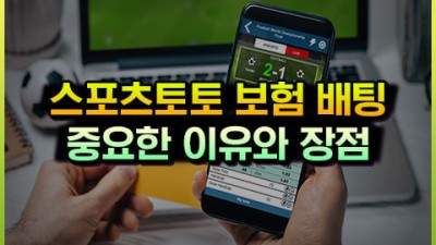 스포츠 보험 배팅 방법 및 장점 알아보기